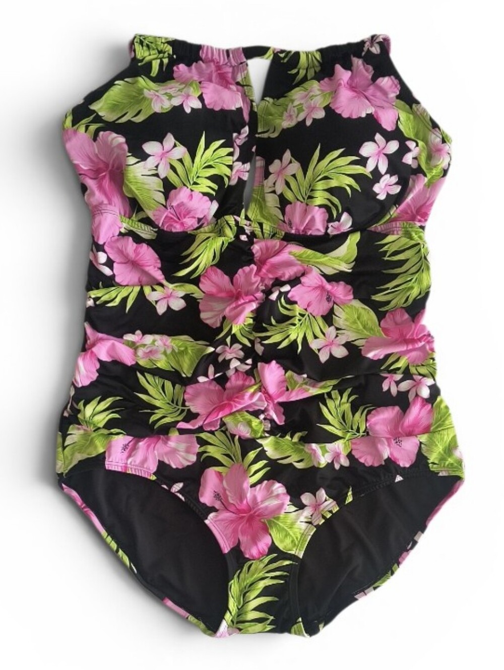 Venus Floral Aloha Plus Size One Piece Swimsuit Size 24